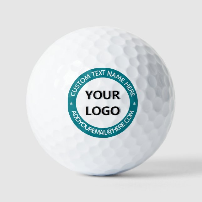 Briefmarke für personalisierte Logokombinationen B Golfball (Vorderseite)