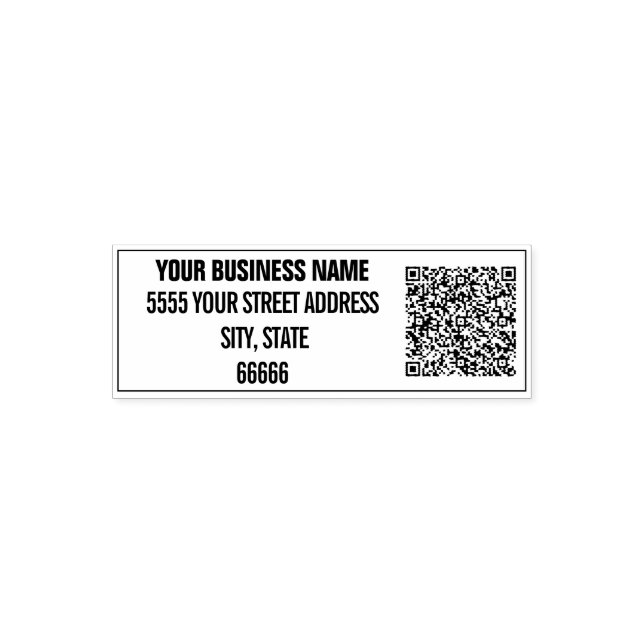 Briefmarke für QR-Code Permastempel (Design)