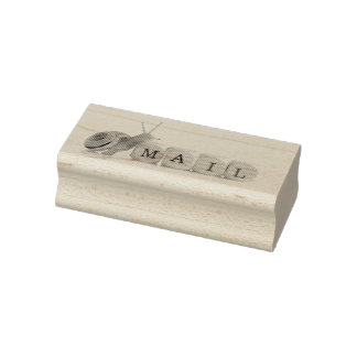 Briefmarke für Schneckenschnecke Gummistempel
