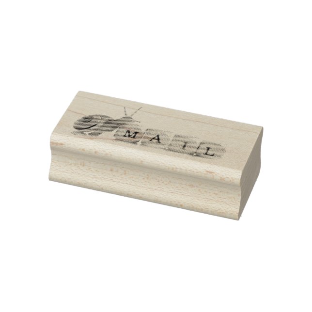 Briefmarke für Schneckenschnecke Gummistempel (Stempel)