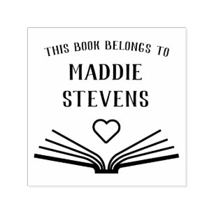 Briefmarke für selbstklebendes Buch Permastempel