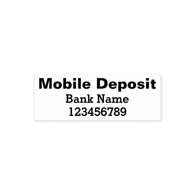 Briefmarke für selbstklebendes mobiles Einlagenkau Permastempel (Design)