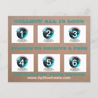 Briefmarke-/Gutscheinkarten Flyer