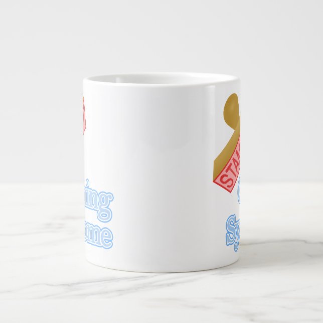 Briefmarke heraus Cushing Syndrom Jumbo-Tasse (Vorderseite)