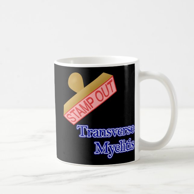 Briefmarke heraus QuerMyelitis Kaffeetasse (Rechts)