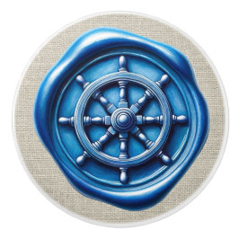 Briefmarke Image Beach Drawer Knobs Keramikknauf