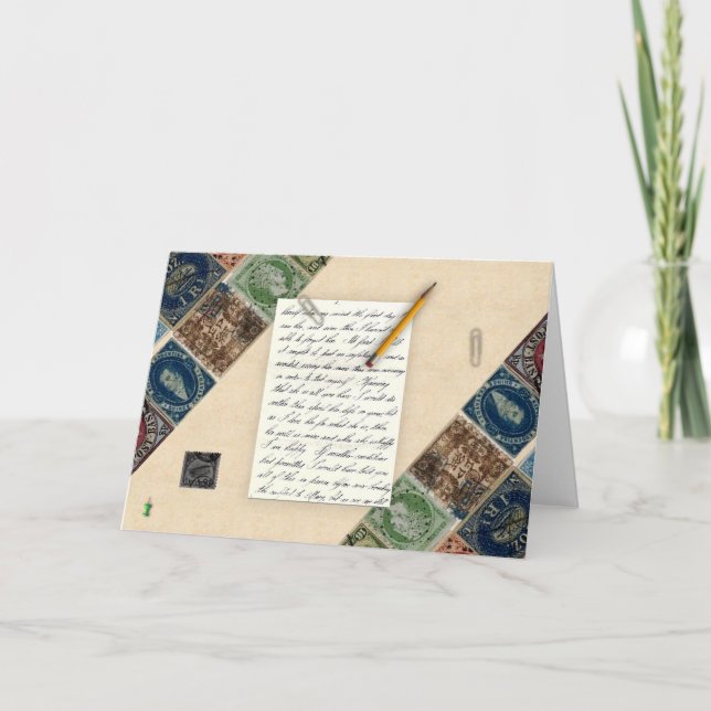 Briefmarke Karte (Vorderseite)