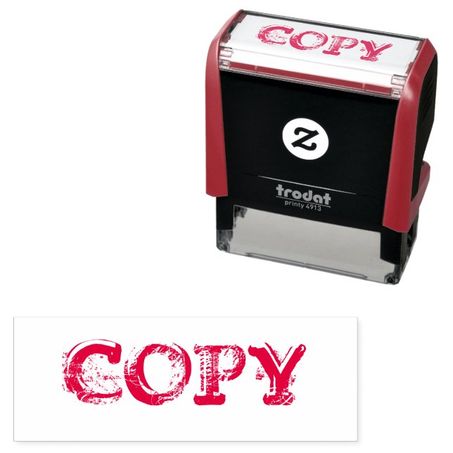 Briefmarke "Kopieren" Permastempel (Beispiel)