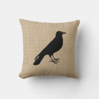 Briefmarke Look Raven Kissen