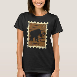Briefmarke mit einem Mammut T-Shirt