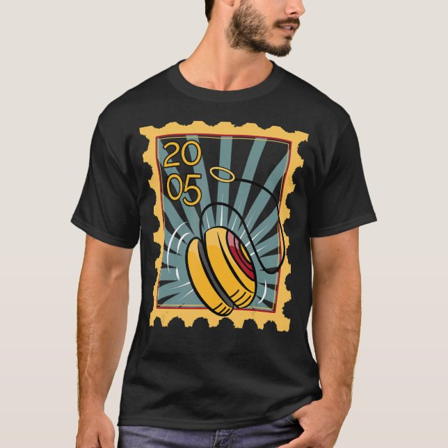 Briefmarke mit Yo 2005 T-Shirt (Vorderseite)