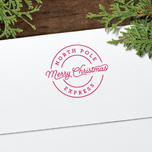 Briefmarke Nord-Pole Express Gummistempel