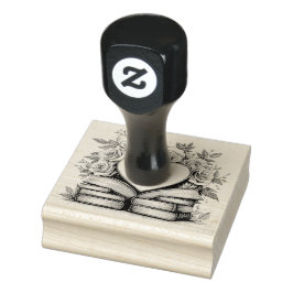 Briefmarke personalisierter Buchbesitzer für Buchl Gummistempel