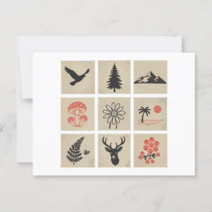 Briefmarke Postkarte