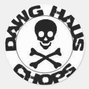 Briefmarke Runder Aufkleber