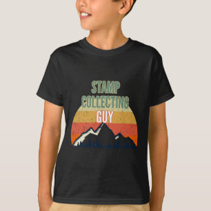 Briefmarke Sammeln von Geschenken für Männer Brief T-Shirt