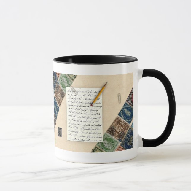 Briefmarke Scrapbook Tasse (Rechts)