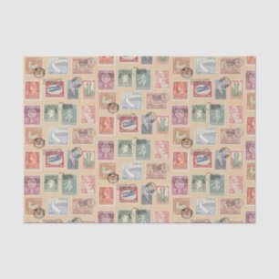 Briefmarke Seidenpapier