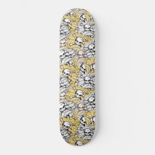 Briefmarke Skull Skateboard