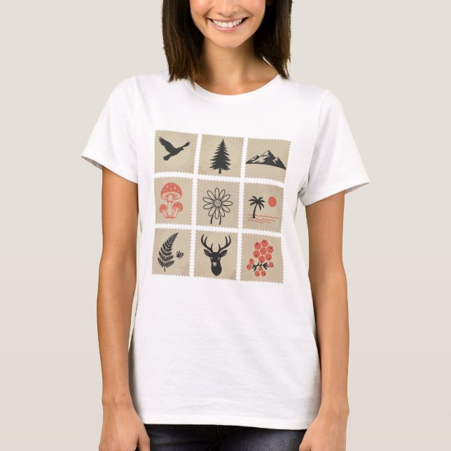 Briefmarke T-Shirt (Vorderseite)