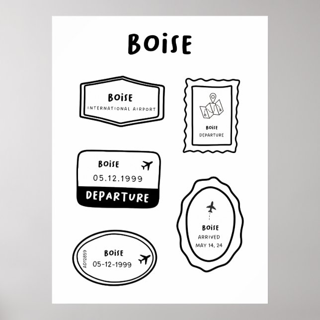 Briefmarke | Vintages Design Poster (Vorne)
