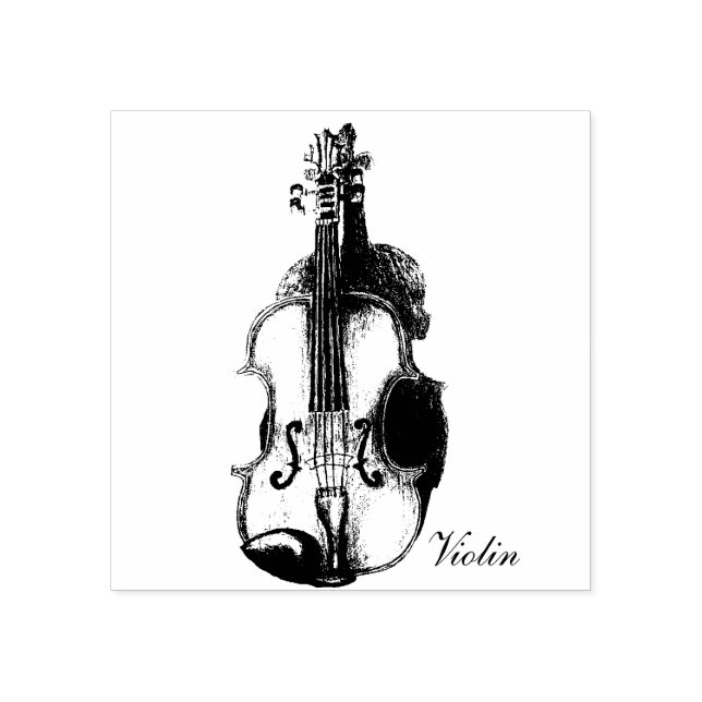 Briefmarke Violine Gummistempel (Prägung)