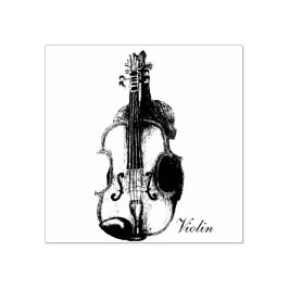 Briefmarke Violine Gummistempel