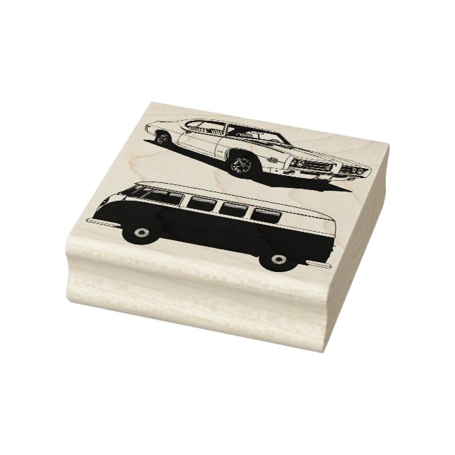 Briefmarke von Autos Gummistempel (Stempel)