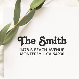 Briefmarke von benutzerdefinierten Adressen mit fe Permastempel