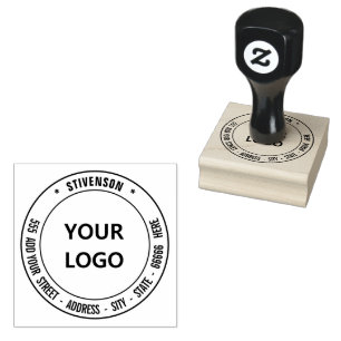 Briefmarke von benutzerdefinierten Adressnamen mit Gummistempel