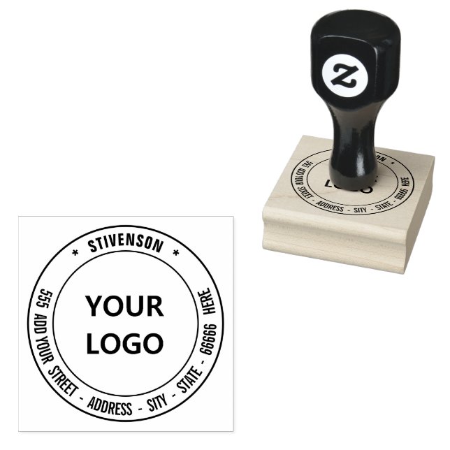 Briefmarke von benutzerdefinierten Adressnamen mit Gummistempel (Stempel)