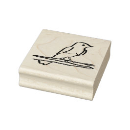 Briefmarke von Bird Inking Wood Art Gummistempel