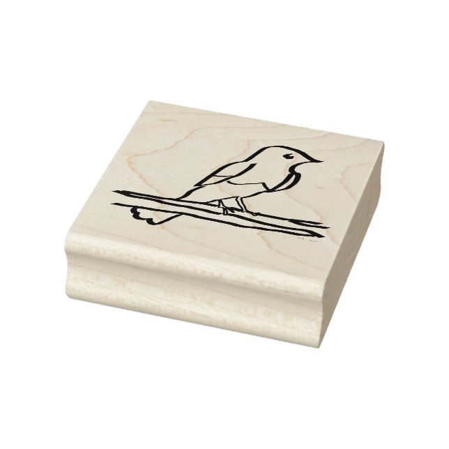 Briefmarke von Bird Inking Wood Art Gummistempel (Stempel)