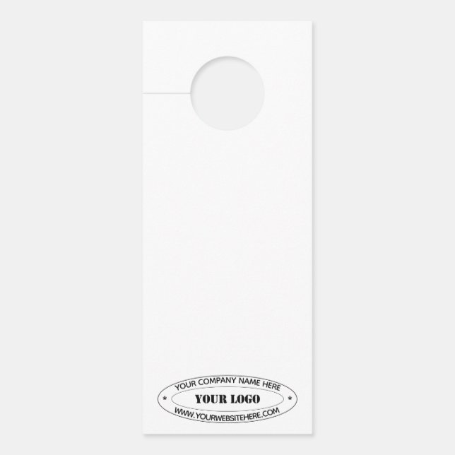 Briefmarke von Firmenlogo für kundenspezifische Pr Türanhänger (Vorderseite)