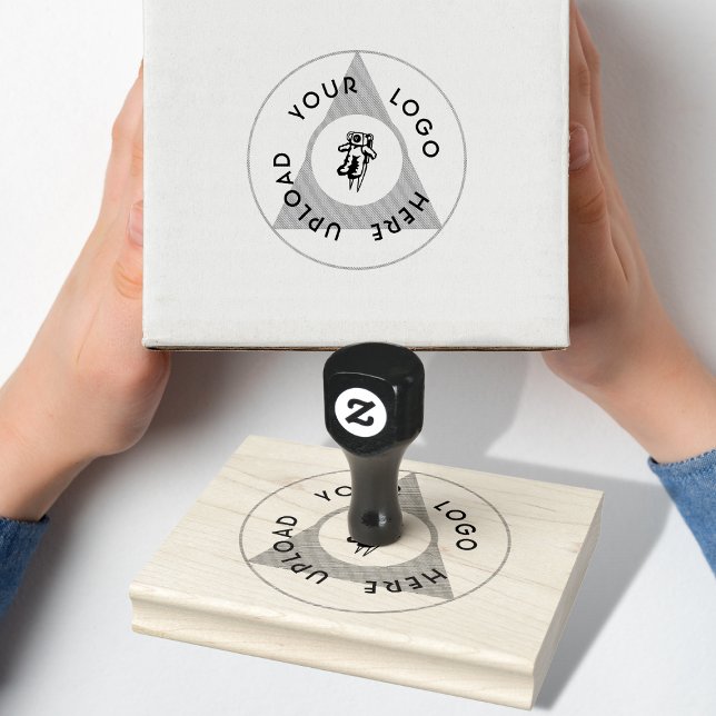 Briefmarke von Firmenlogo Gummistempel (Large Logo Stamp)