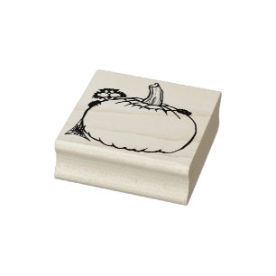 Briefmarke von Katzen- und Kürbisbildern Gummistempel