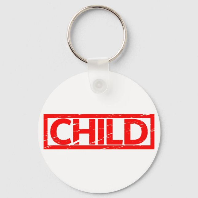Briefmarke von Kindern Schlüsselanhänger (Vorderseite)