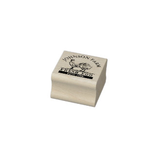 Briefmarke von personalisierten Hühnereiern Gummistempel