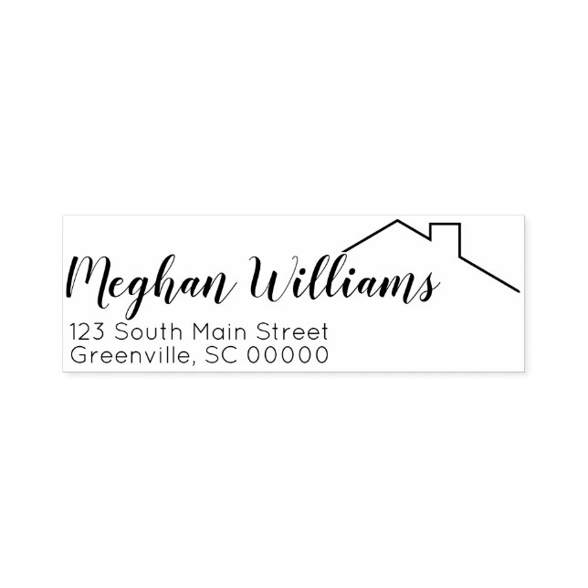 Briefmarke von Realtor-benutzerdefinierten Adresse Permastempel (Design)