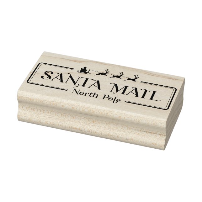 Briefmarke von Santa Mail-Nordpol Gummistempel (Stempel)