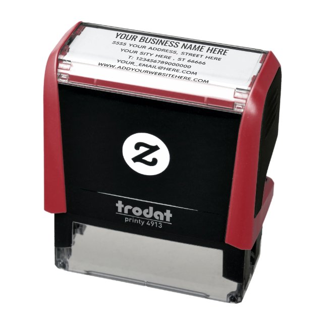 Briefmarke zur Personalisierte "Name-Adresse" Permastempel (Produkt)