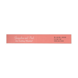 Briefmarken für die Hochzeitkorallenadresse