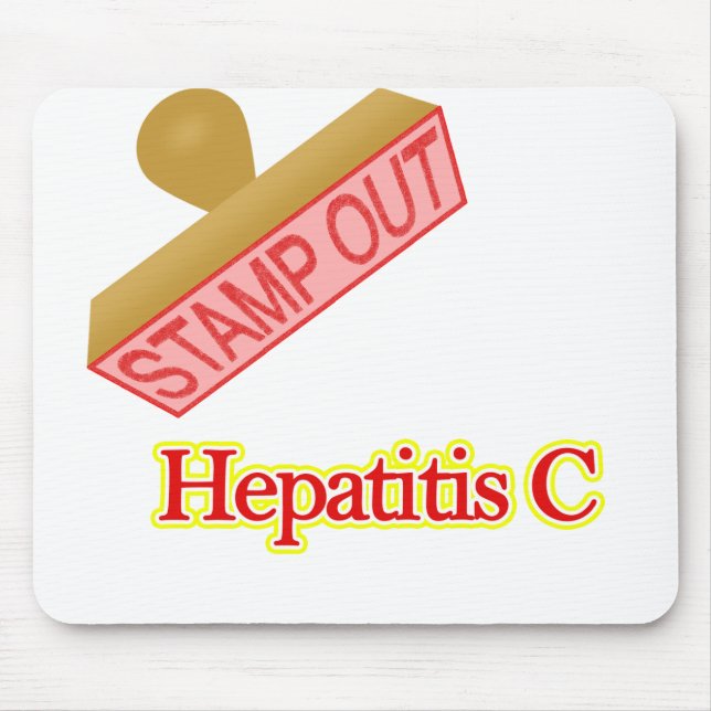 Briefmarken-heraus Hepatitis C Mousepad (Vorne)