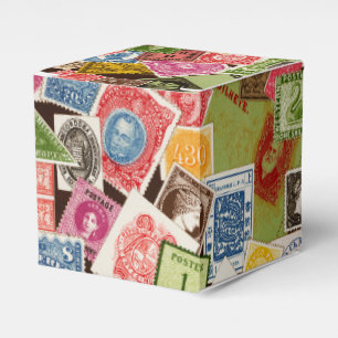 Briefmarkensammler-Gunstbox Geschenkschachtel