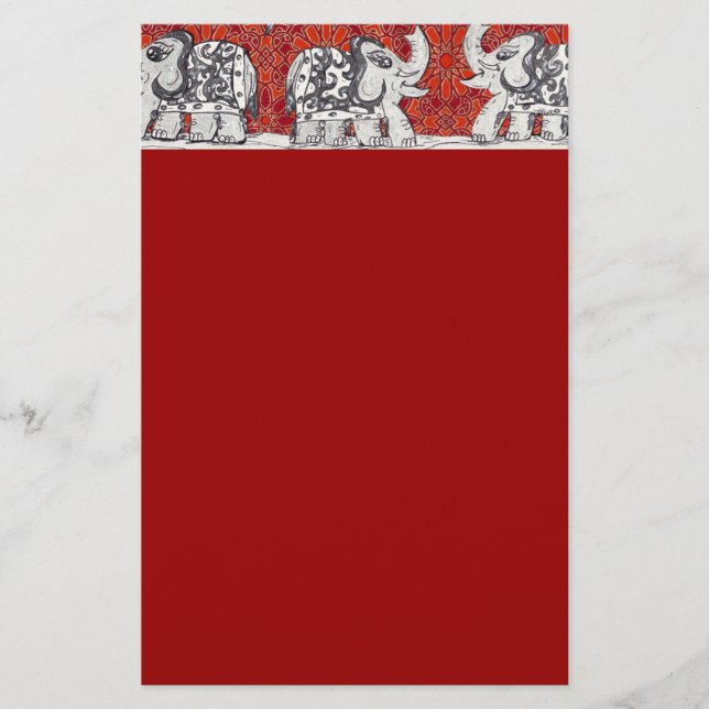 Briefpapier der Elefant-Parade-3 (Vorderseite)