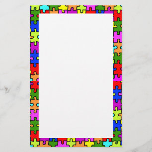 Briefpapier "des bunten Puzzlen"