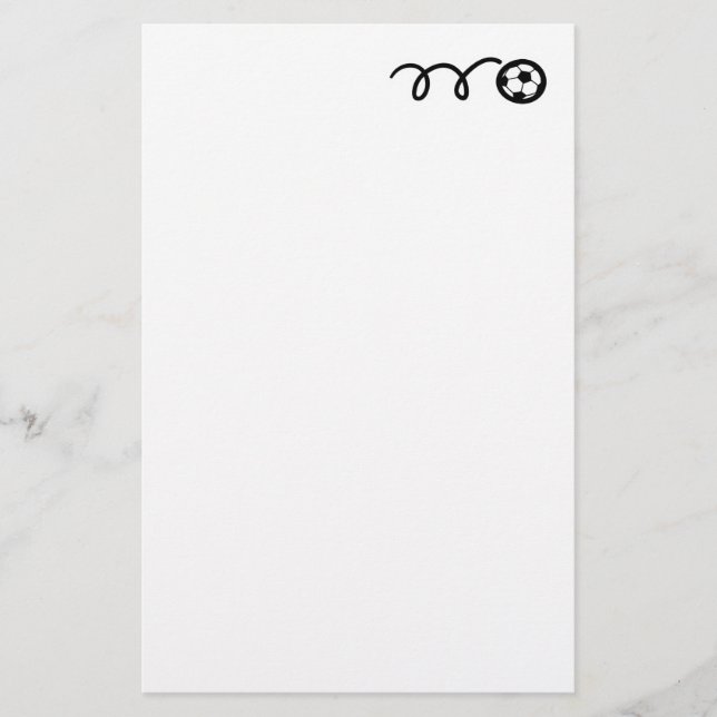 Briefpapier für kundenspezifische Fußball (Vorderseite)