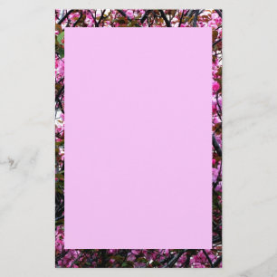 Briefpapier mit Kirschblüten-Foto
