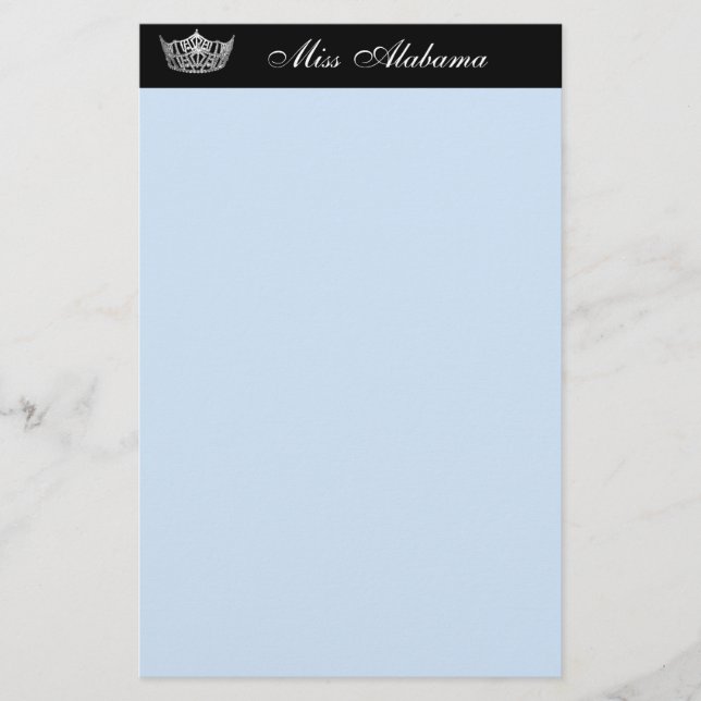 Briefpapier Papier-Festzug Krone u. Titel (Vorderseite)