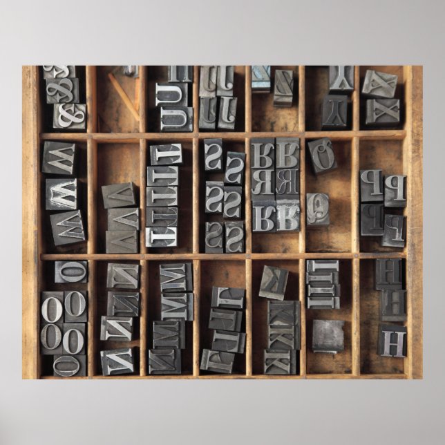 Briefpresse Metallplakat Poster (Vorne)